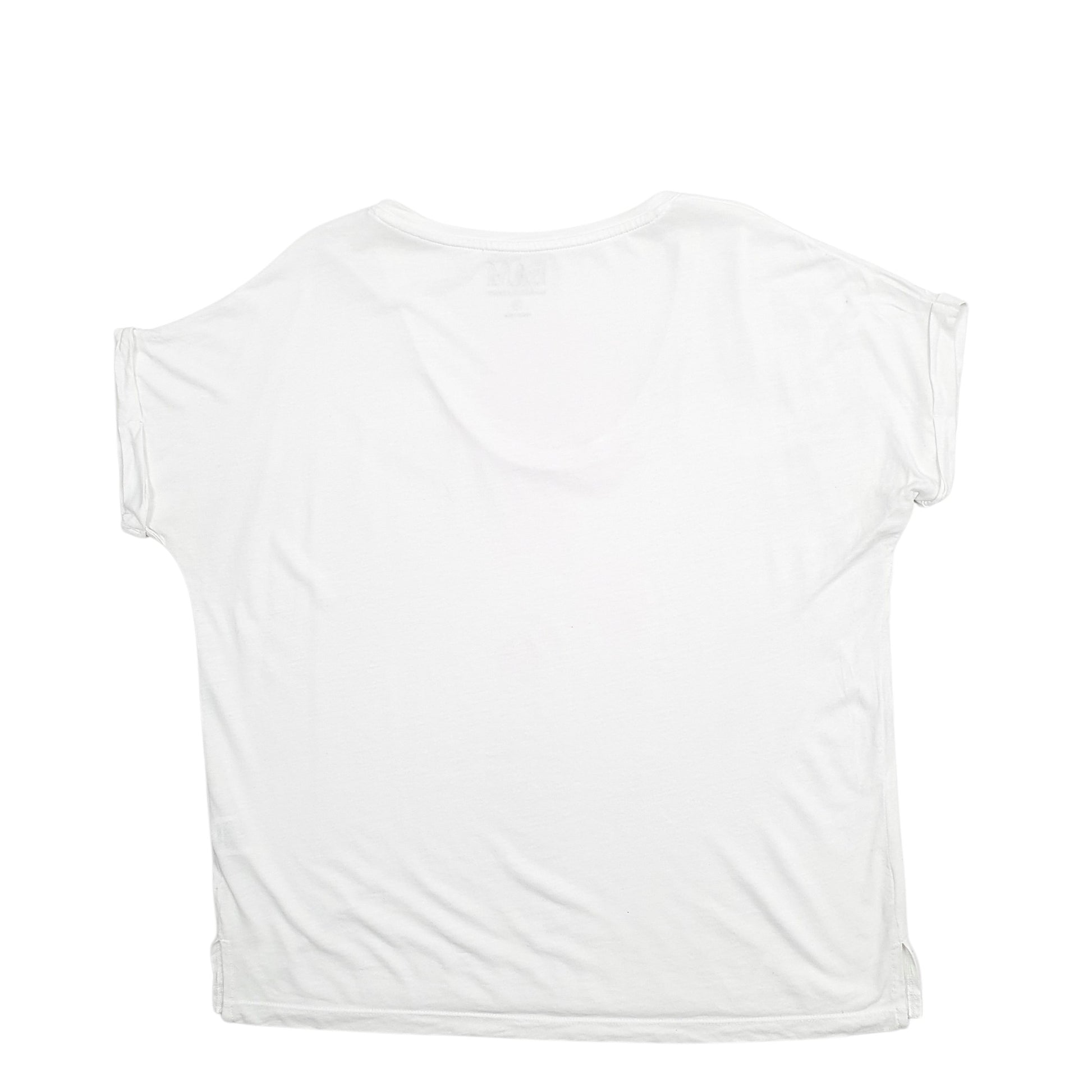 Womens White Bam  Short Sleeve T Shirt