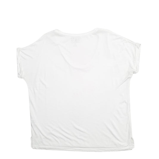 Womens White Bam  Short Sleeve T Shirt