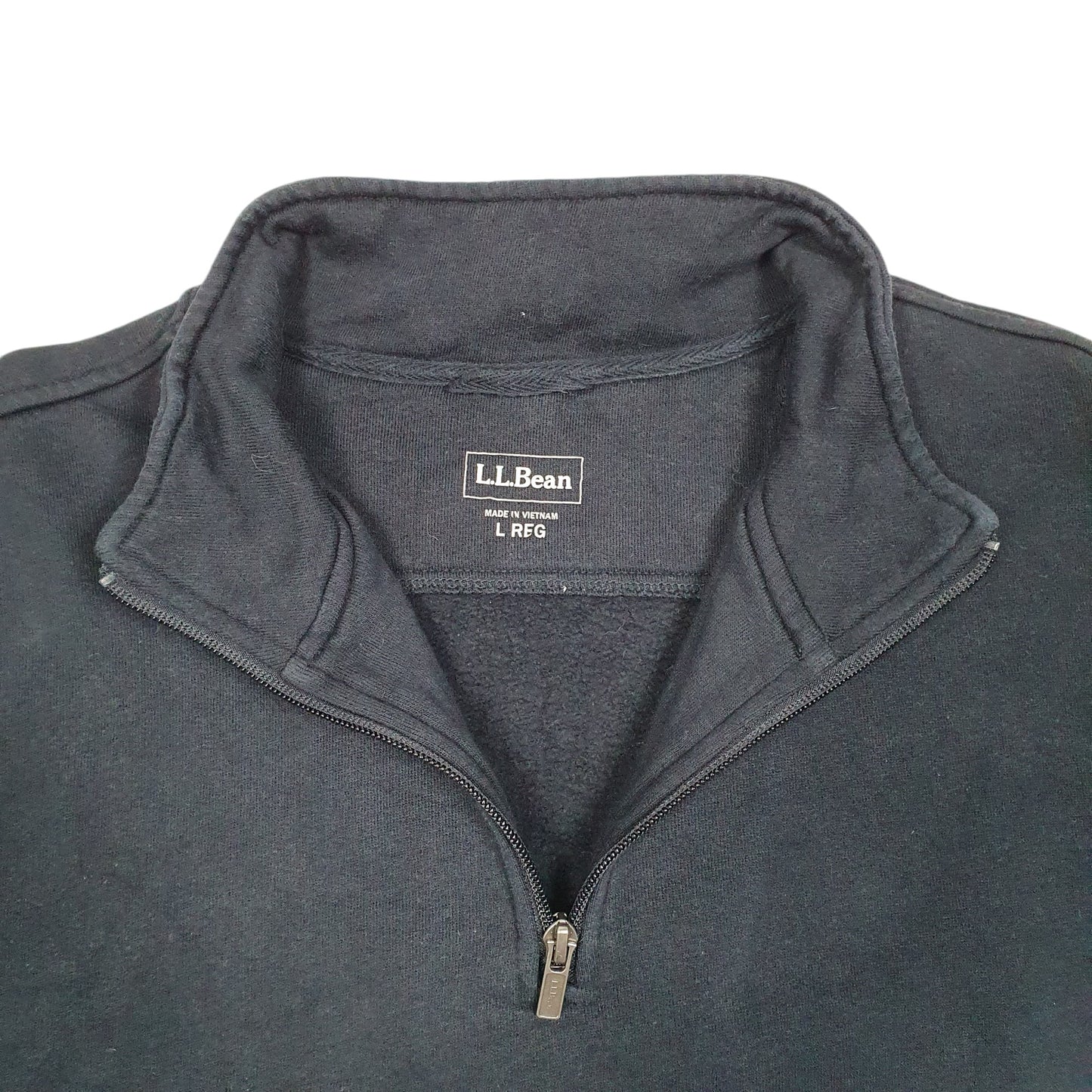Mens Navy L.L.Bean  Quarter Zip Jumper