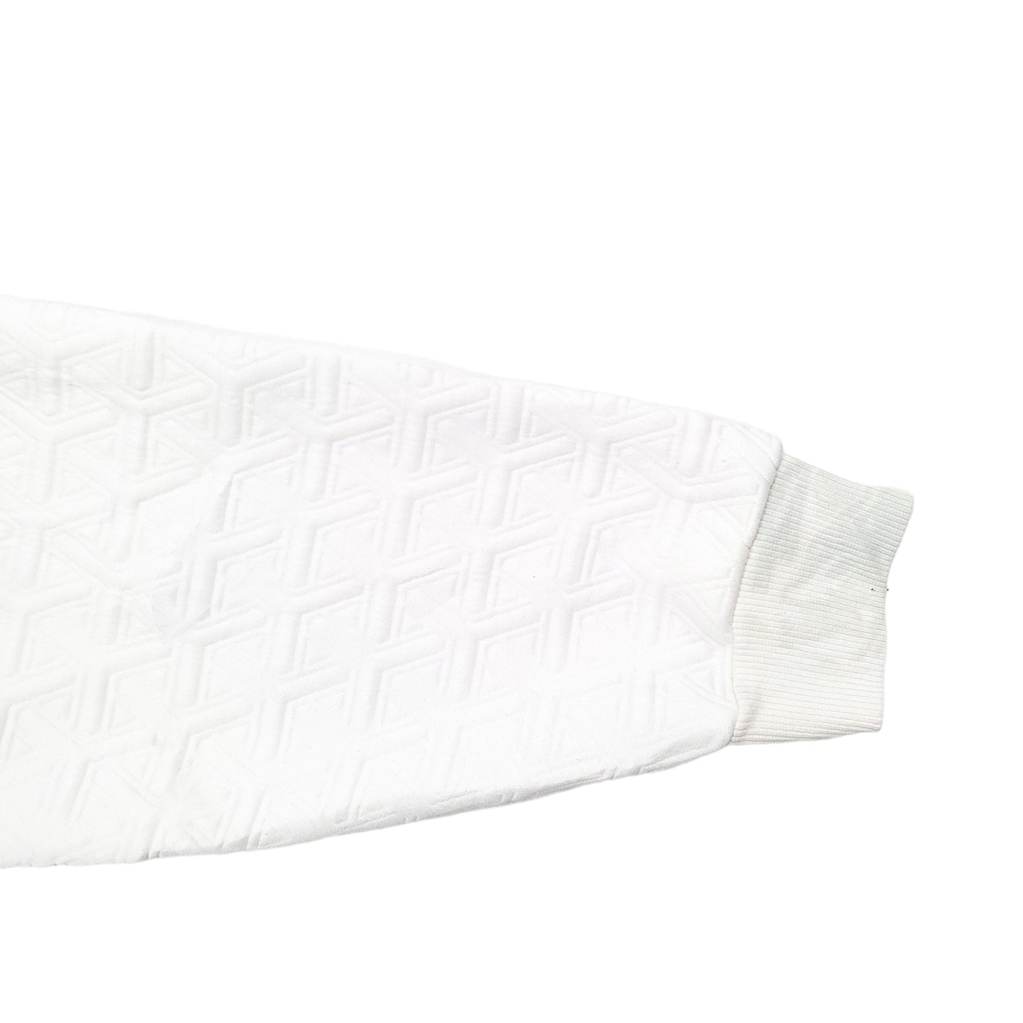 Mens White Adidas Spellout Hoodie Jumper