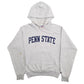 Mens Grey Champion Penn State Spellout Hoodie Jumper