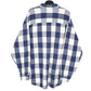 Mens Blue Levis Vintage Flannel Lumberjack Overshirt Shacket Long Sleeve Shirt