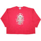 Mens Red Endless Designs Festive Birdhouse Winter Birds Crewneck Jumper