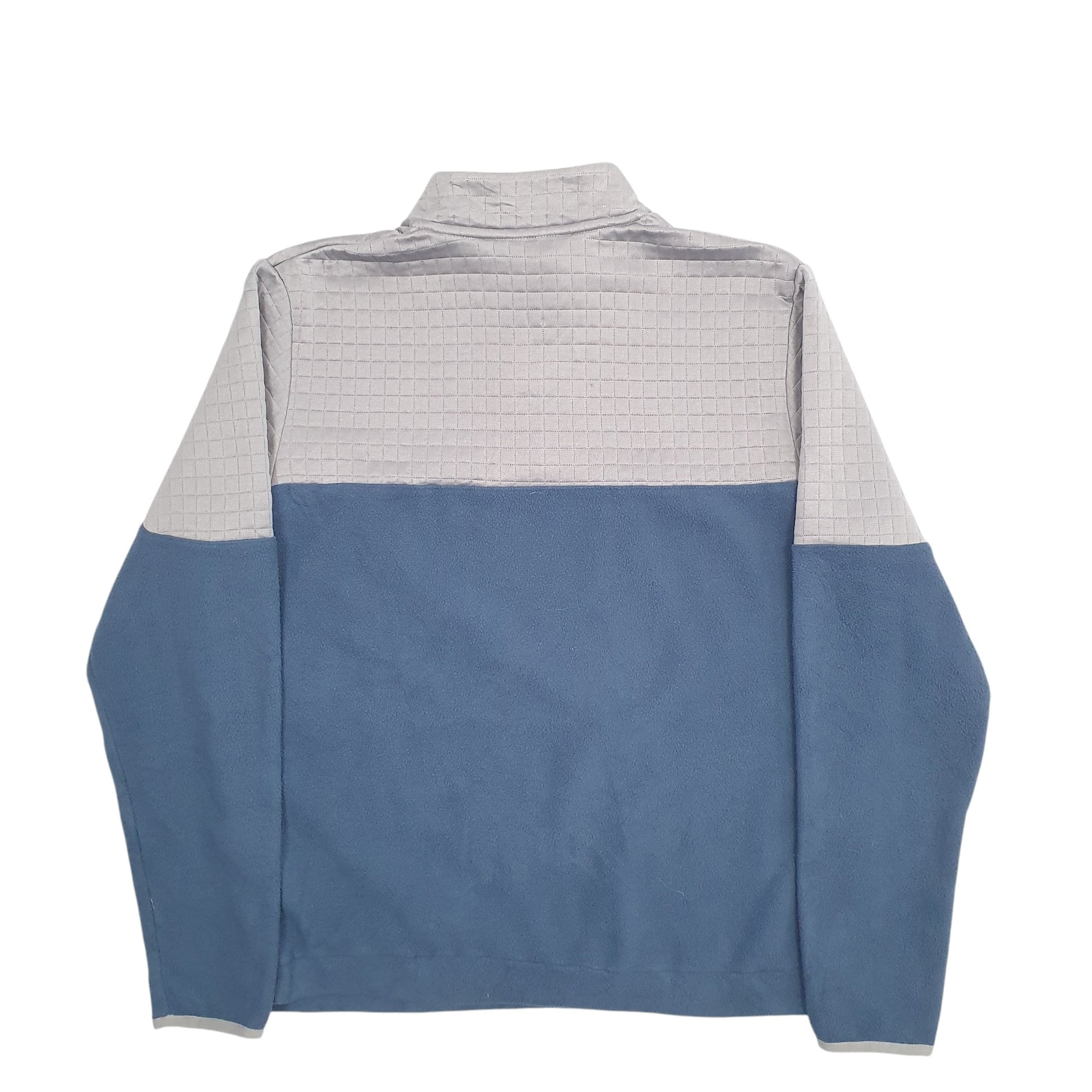 Mens Blue Adidas  Quarter Zip Jumper