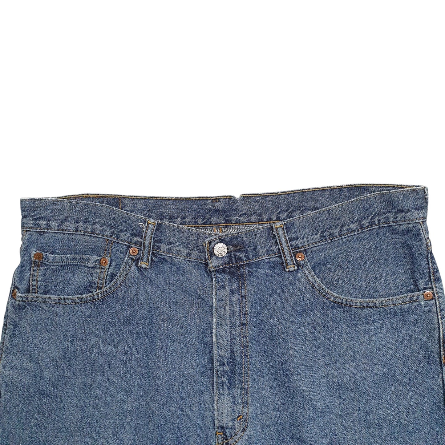 Mens Blue Levis 550 Denim Shorts