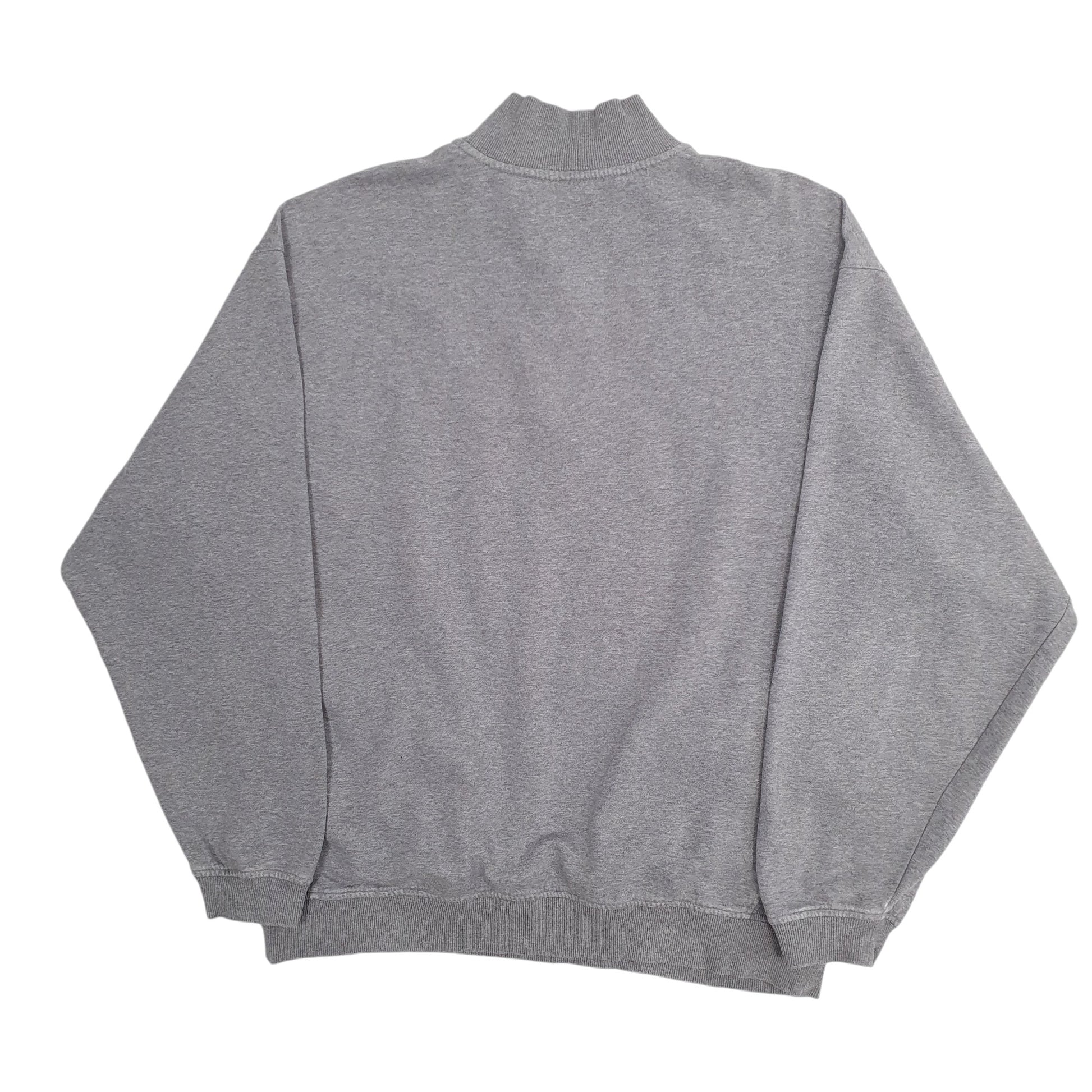 Mens Grey Nike Vintage 00s Basketball Quarter Zip Jumper