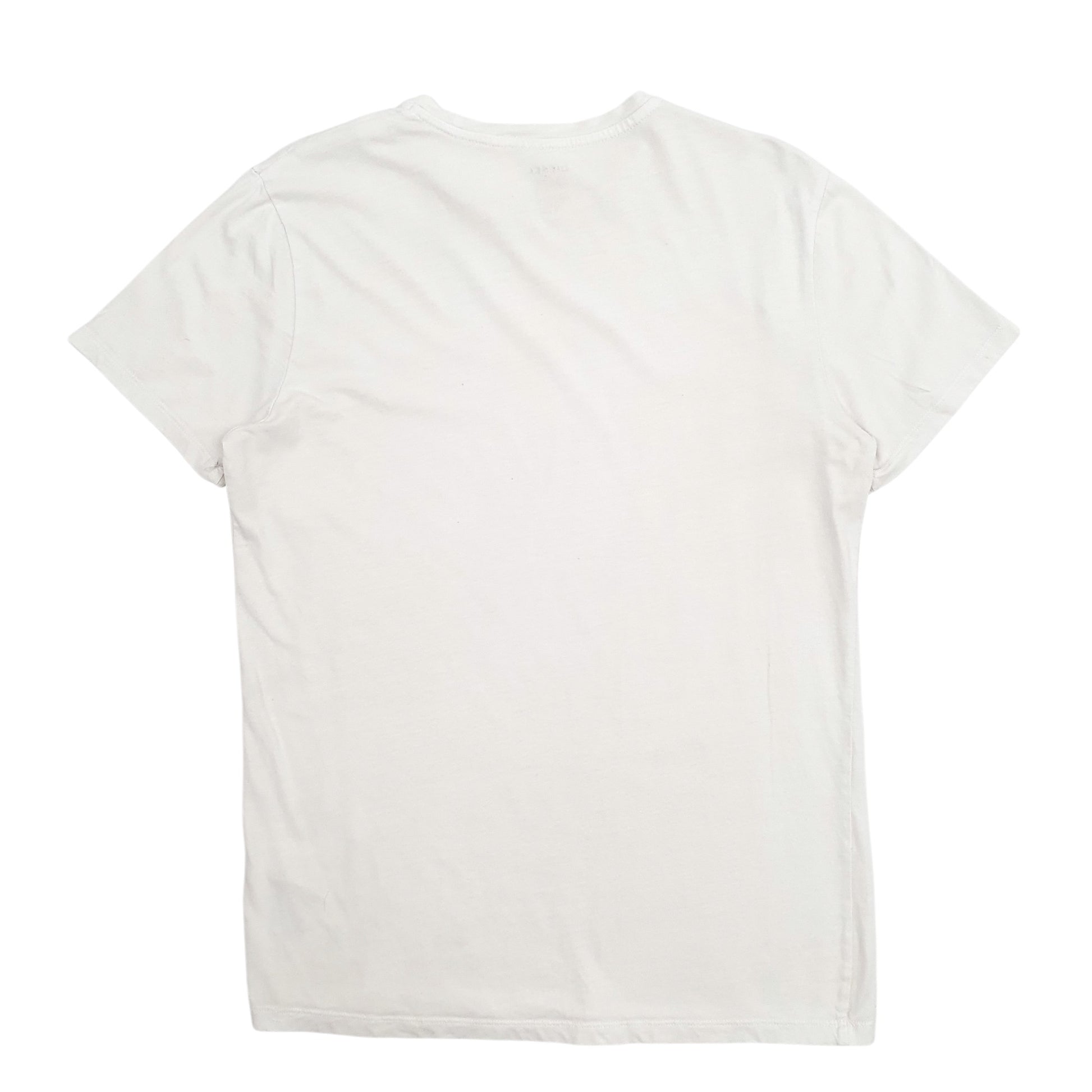 Mens White Diesel  Short Sleeve T Shirt