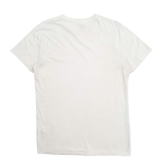 Mens White Diesel  Short Sleeve T Shirt