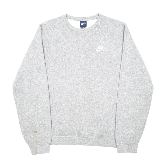 Mens Grey Nike  Crewneck Jumper