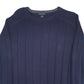 Mens Navy Nautica Knit Crewneck Jumper