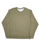 Mens Khaki Champion  Crewneck Jumper