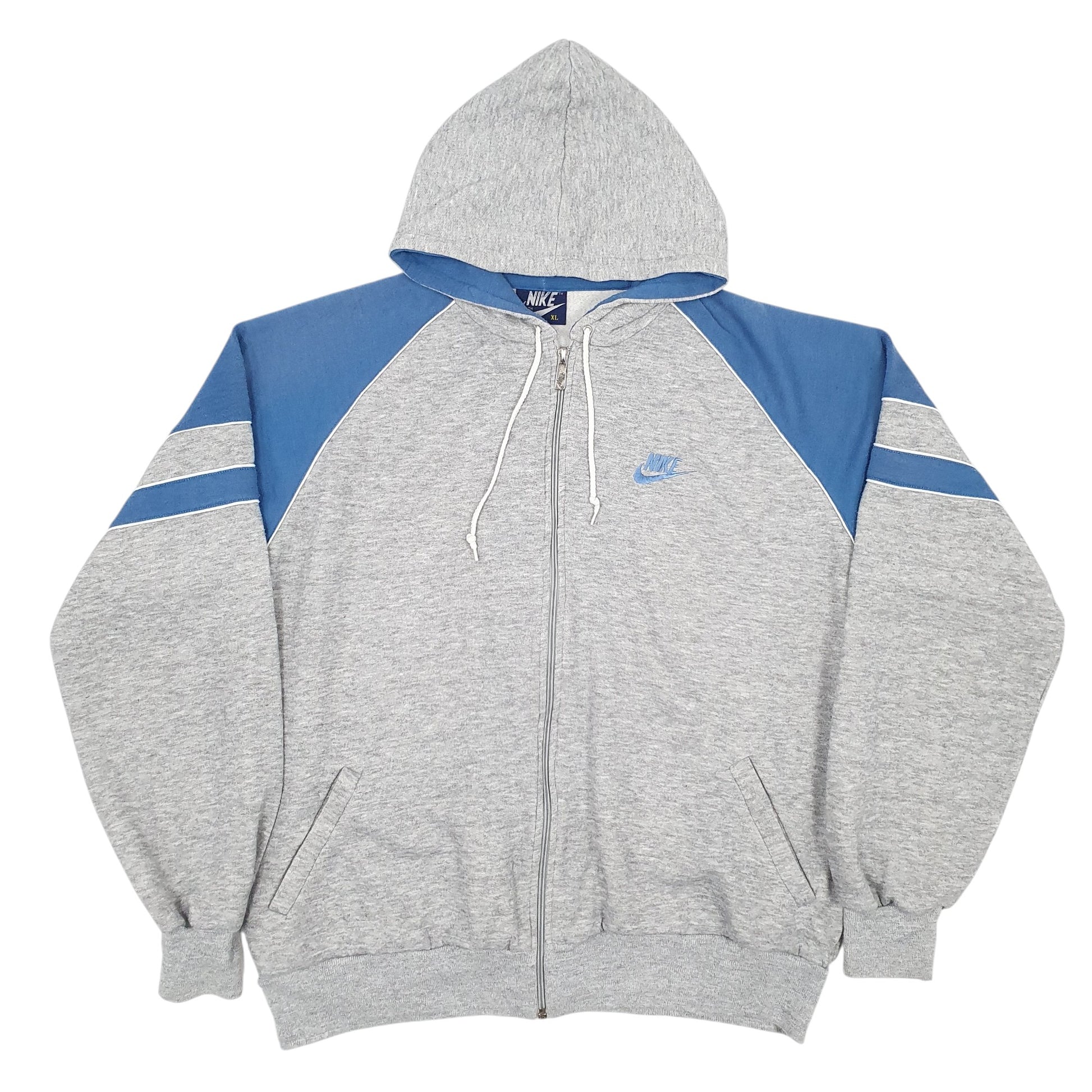 Mens Nike Grey Full Zip Vintage 80s Jumper XL – Bundl Clothing