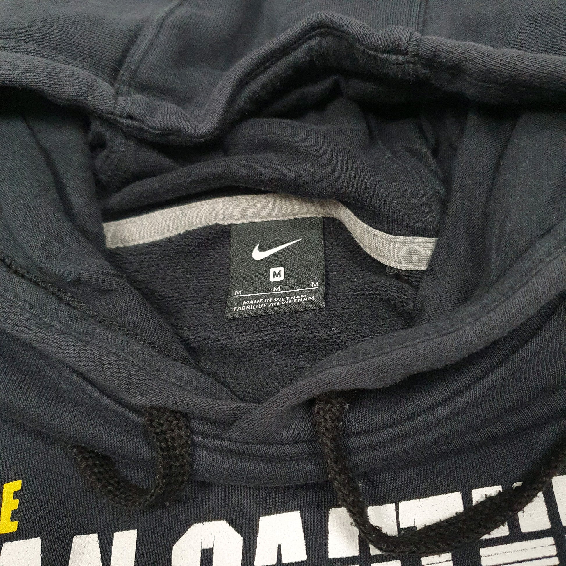 Mens Black Nike Ecole Jean Gautier Tigres Spellout Hoodie Jumper