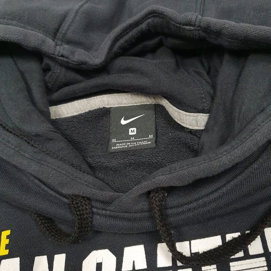 Mens Black Nike Ecole Jean Gautier Tigres Spellout Hoodie Jumper