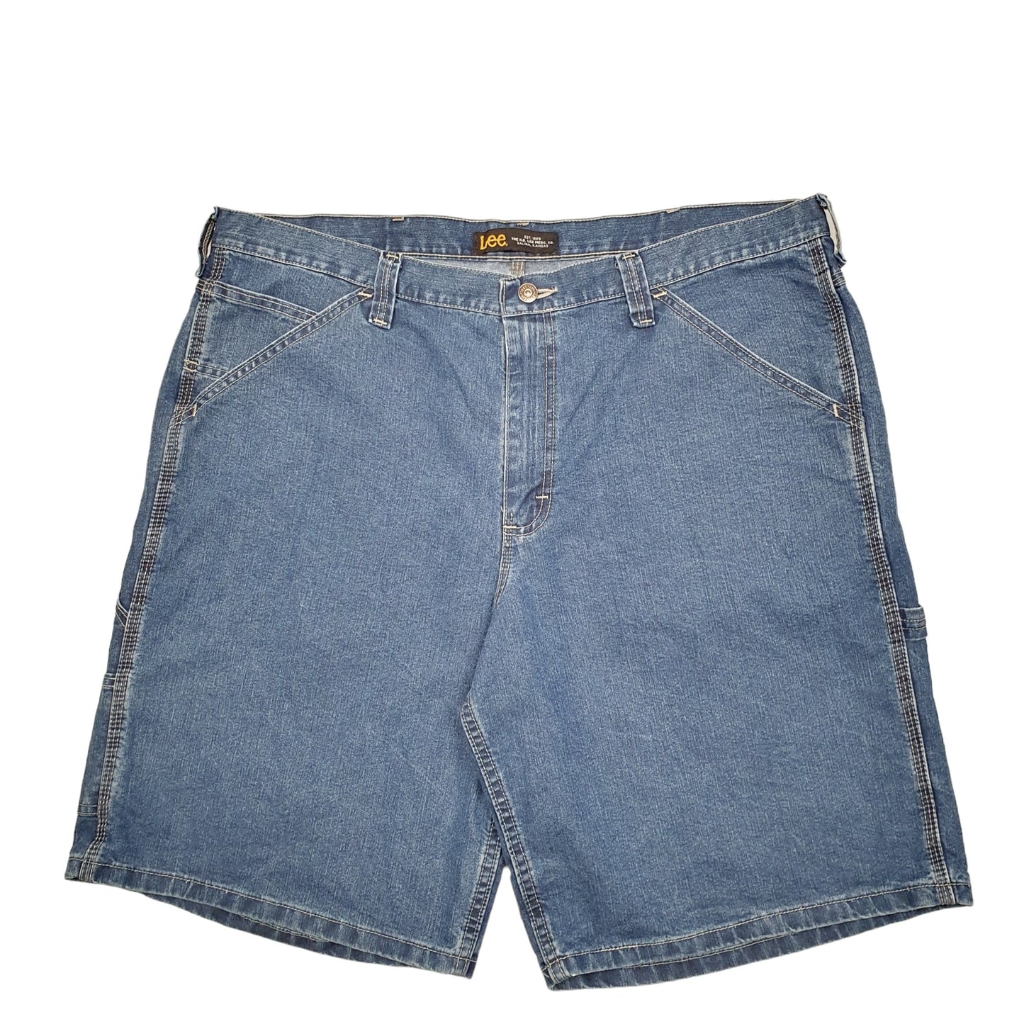 Mens Blue Lee  Carpenter Shorts