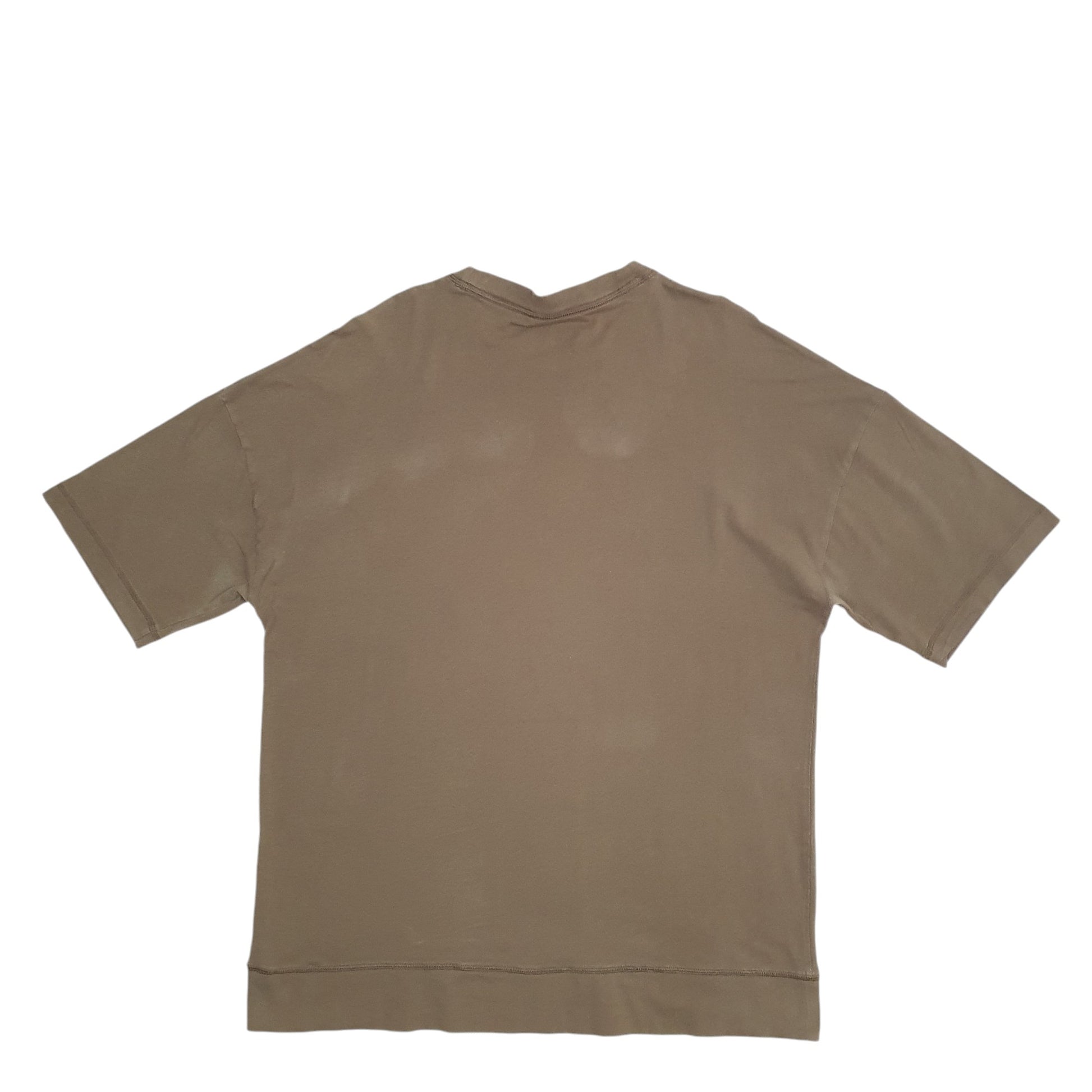 Mens Khaki Calvin Klein  Short Sleeve T Shirt