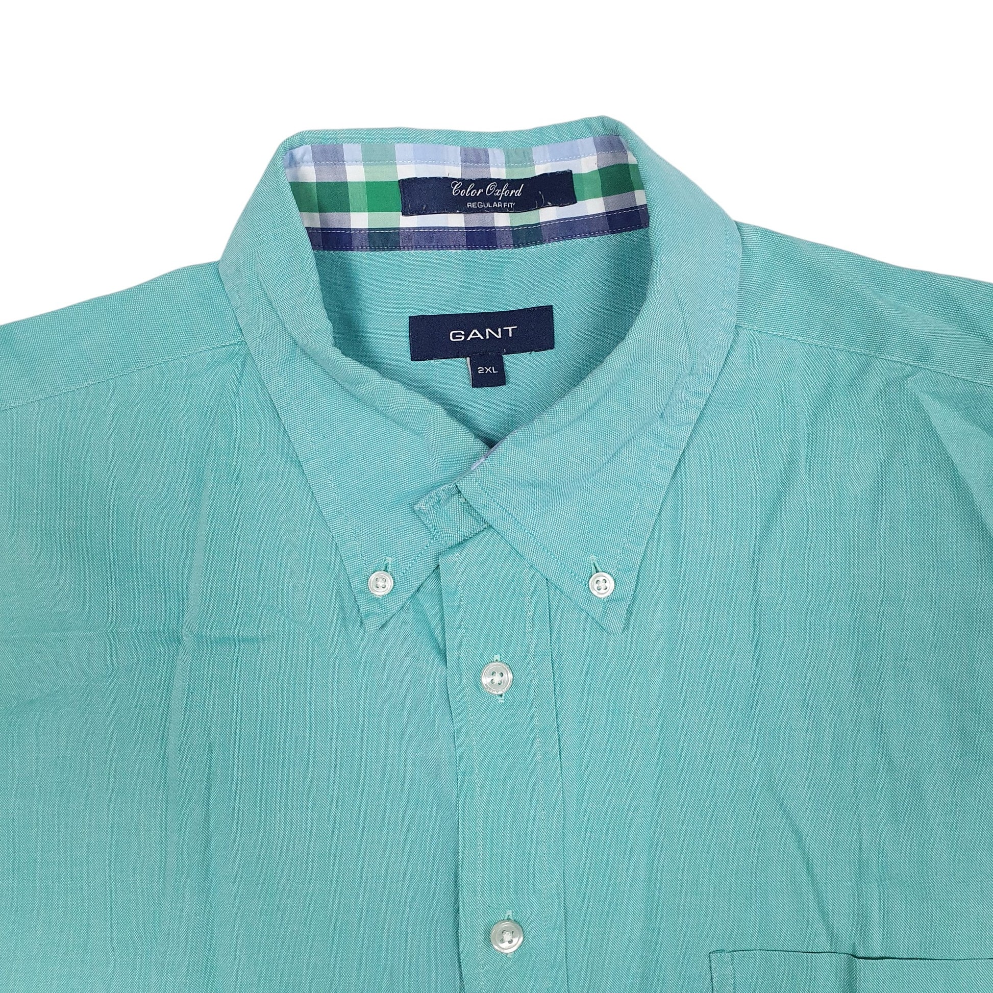 Mens Blue GANT Oxford Long Sleeve Shirt