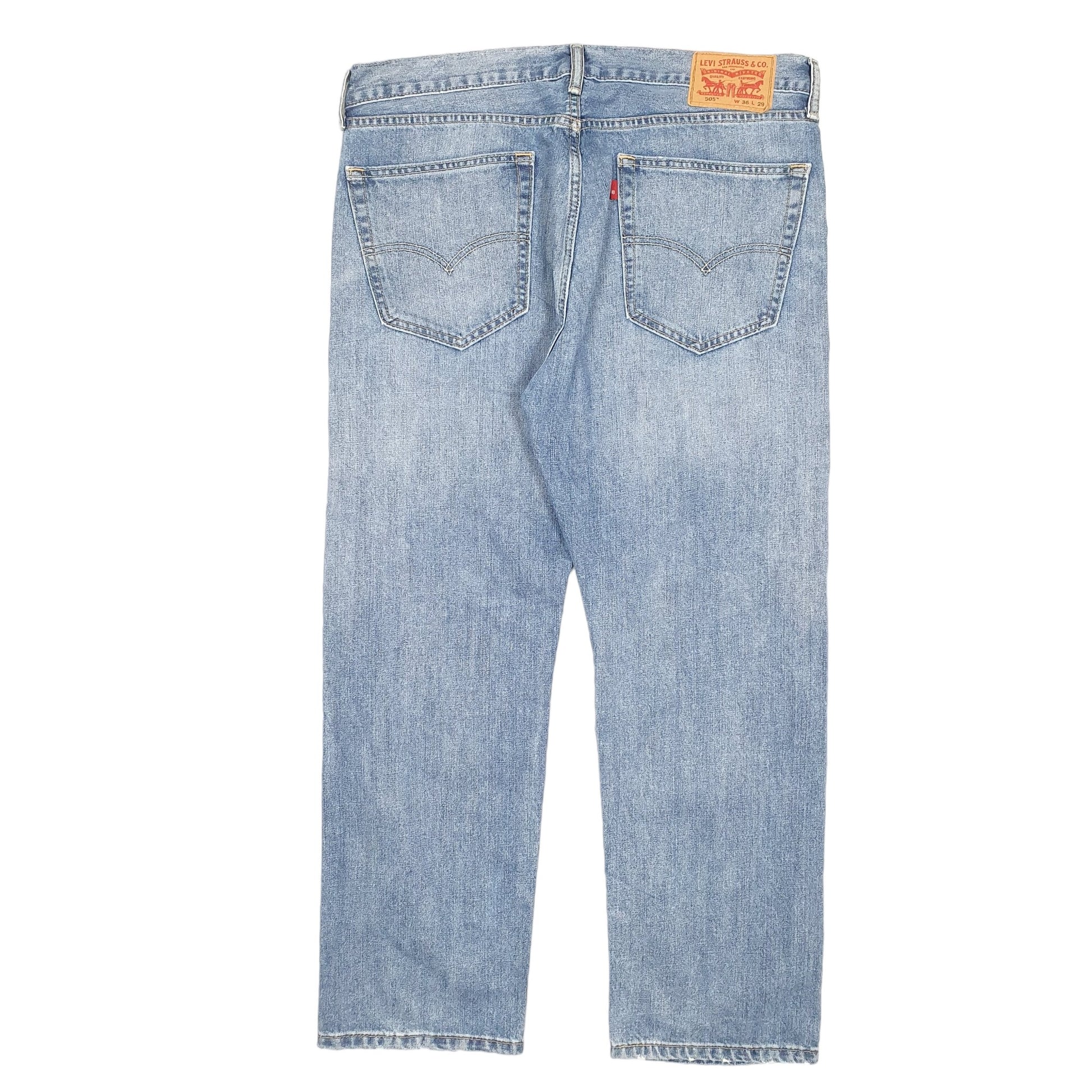 Mens Blue Levis  505 JeansW36 L29