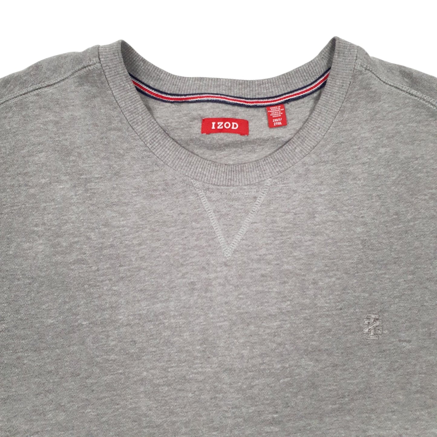 Mens Grey Izod  Crewneck Jumper