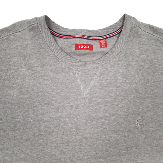 Mens Grey Izod  Crewneck Jumper