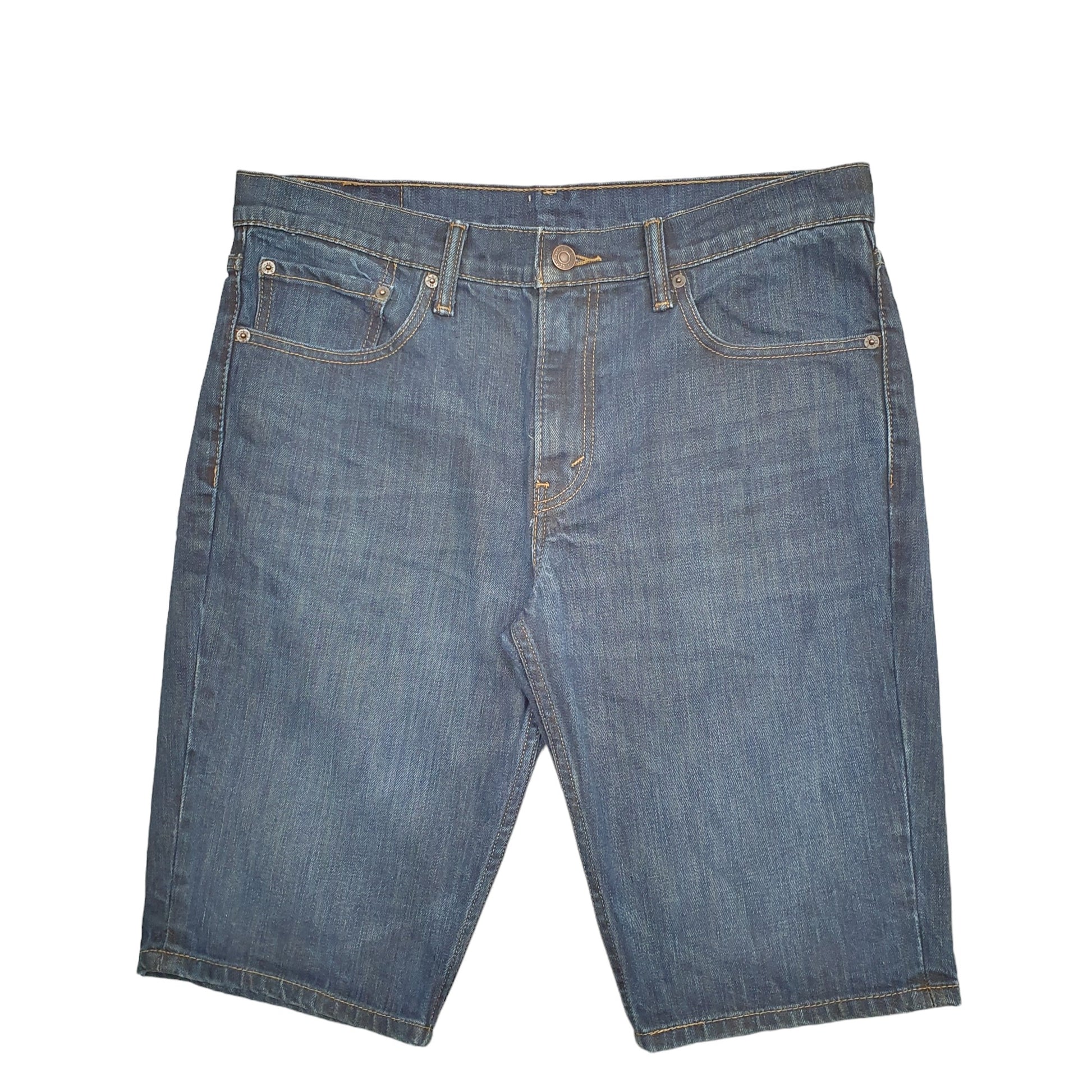 Mens Blue Levis Denim Jeans Jorts 511 Slim Denim Shorts