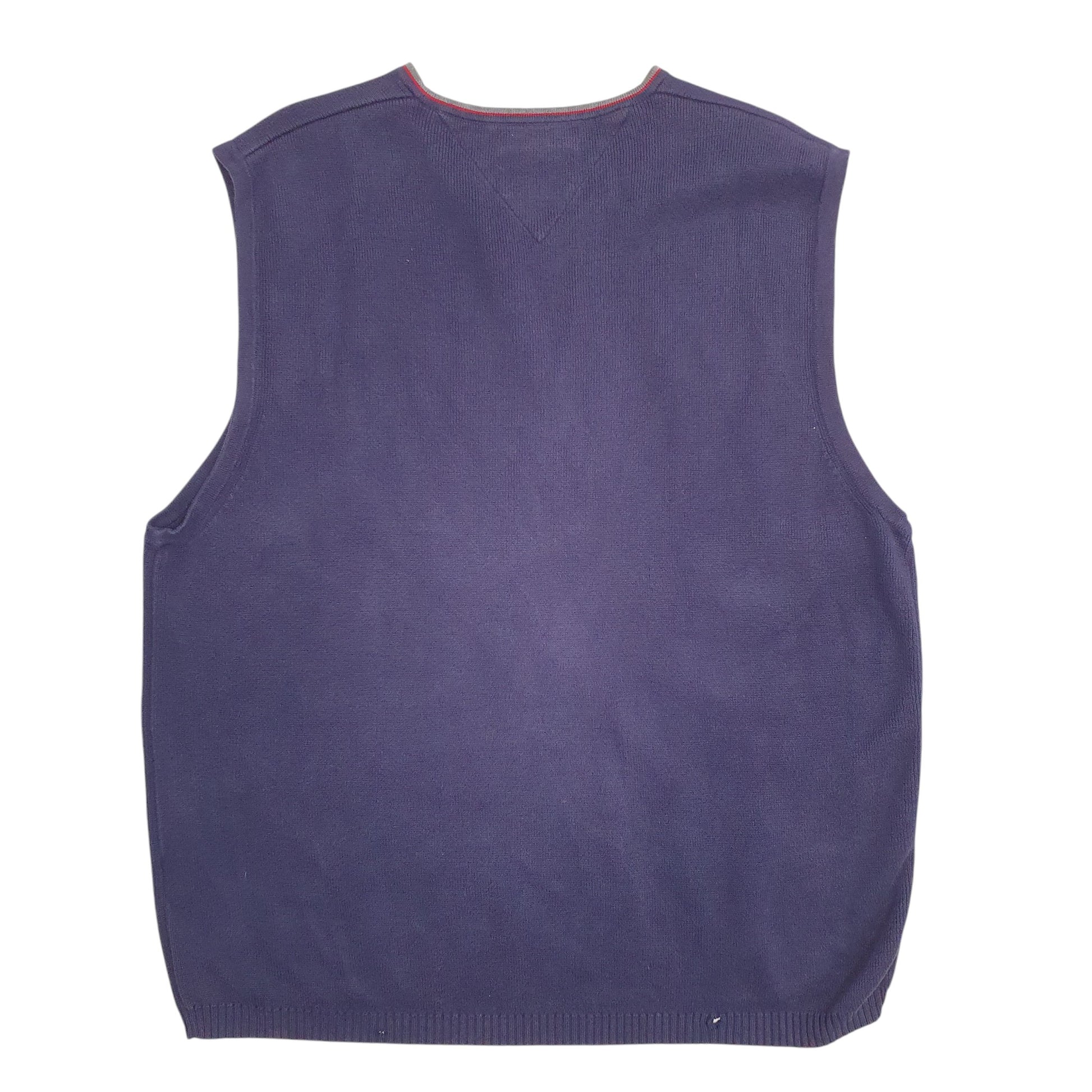 Mens Navy Tommy Hilfiger  Vest Jumper