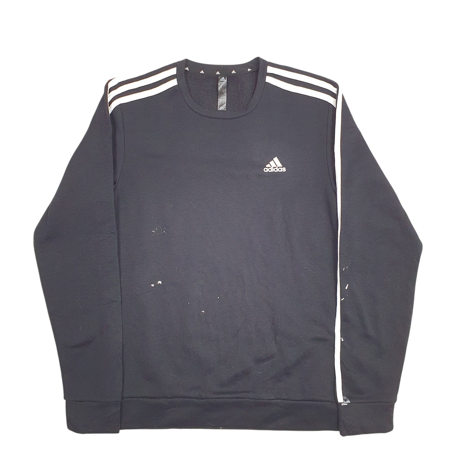 Mens Black Adidas  Crewneck Jumper