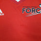 Mens Red Adidas  Short Sleeve T Shirt