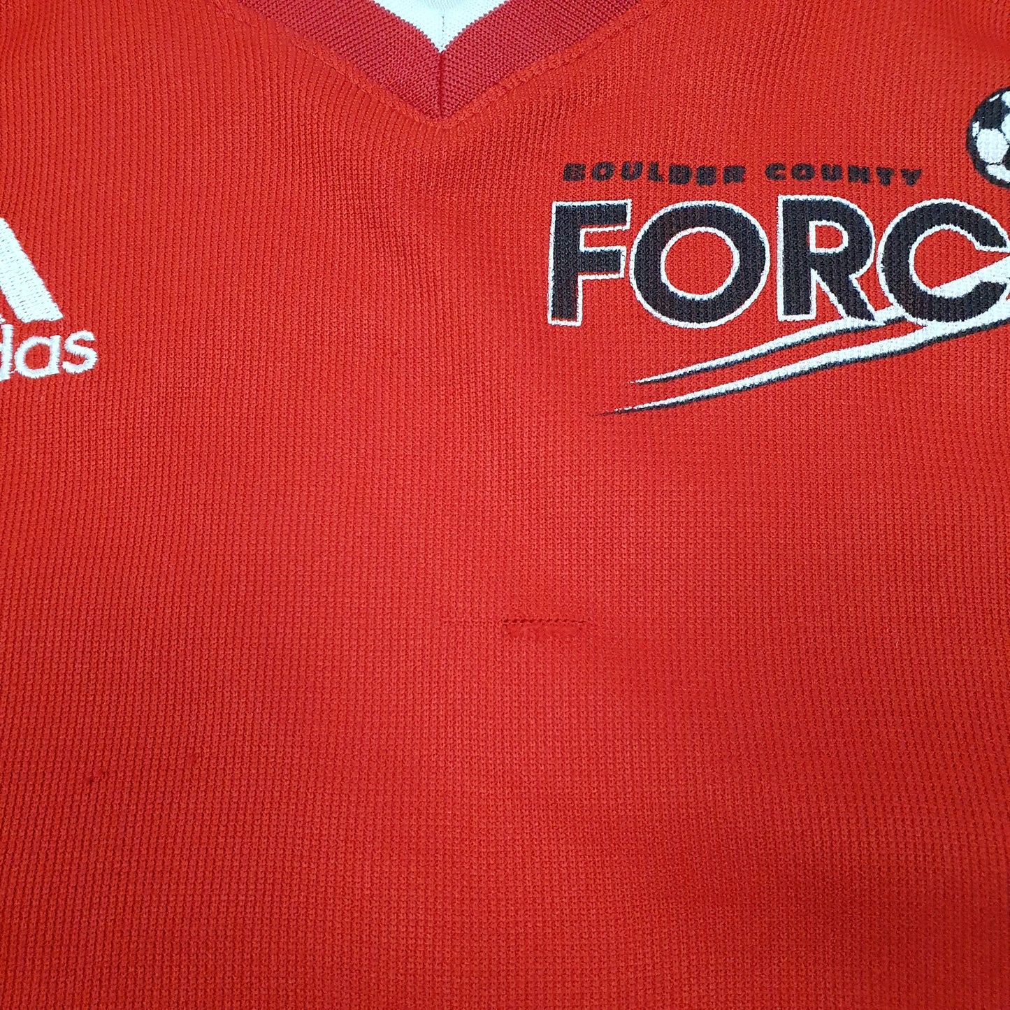Mens Red Adidas  Short Sleeve T Shirt