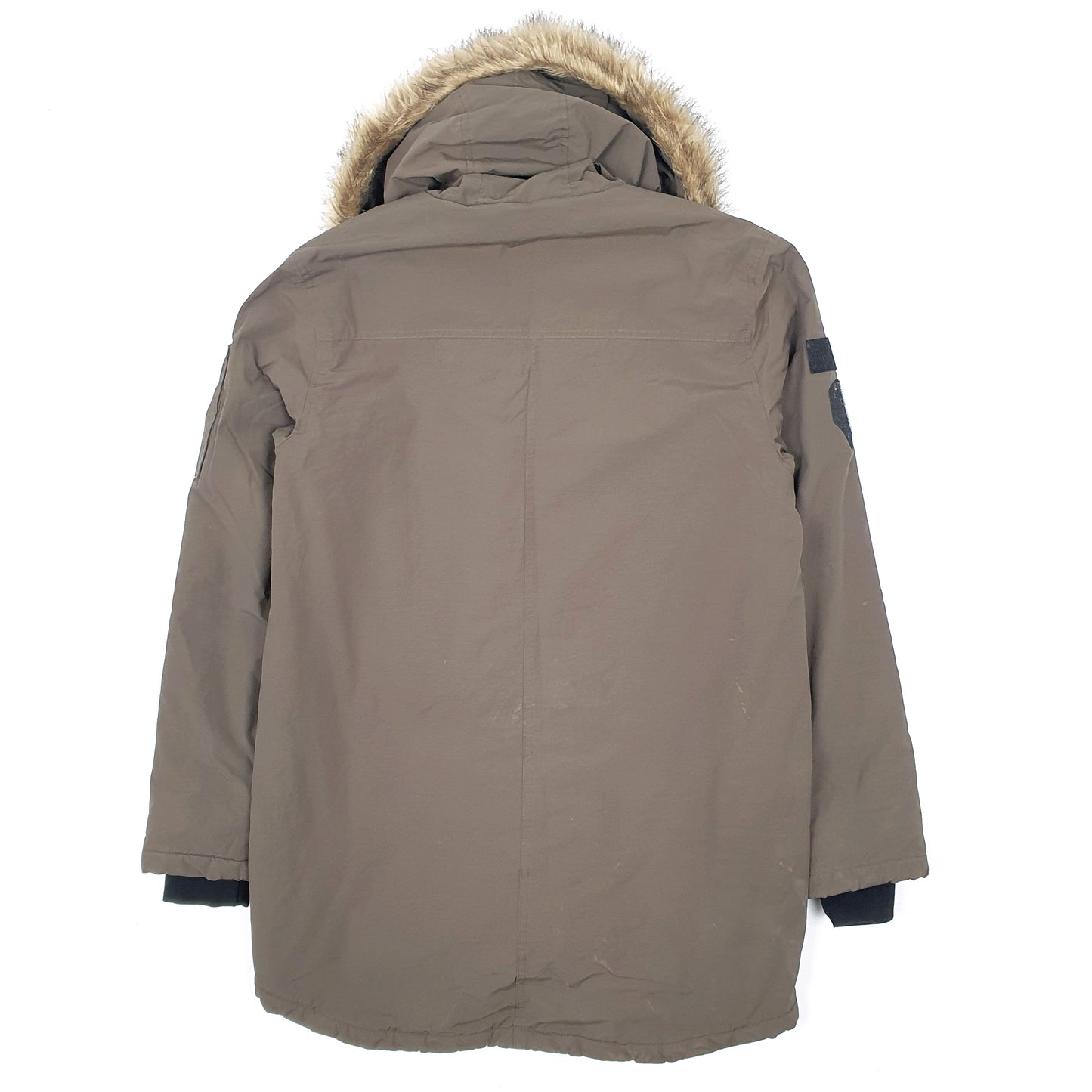 Mens Green Condemned Nation Glorious Gangsta Fur  Coat