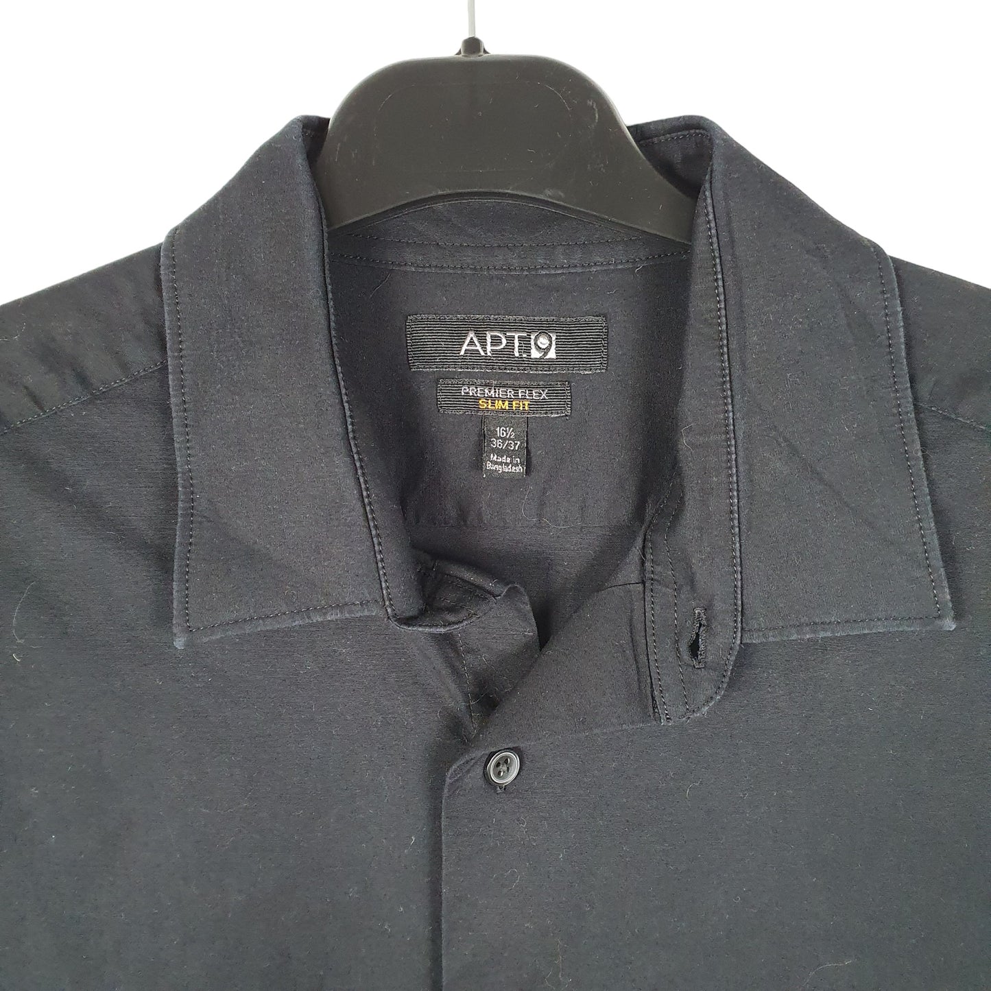 Mens Black APT.9  Long Sleeve Shirt