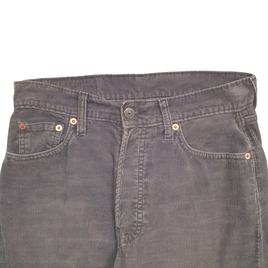 Womens Grey Levis  Corduroy Trousers