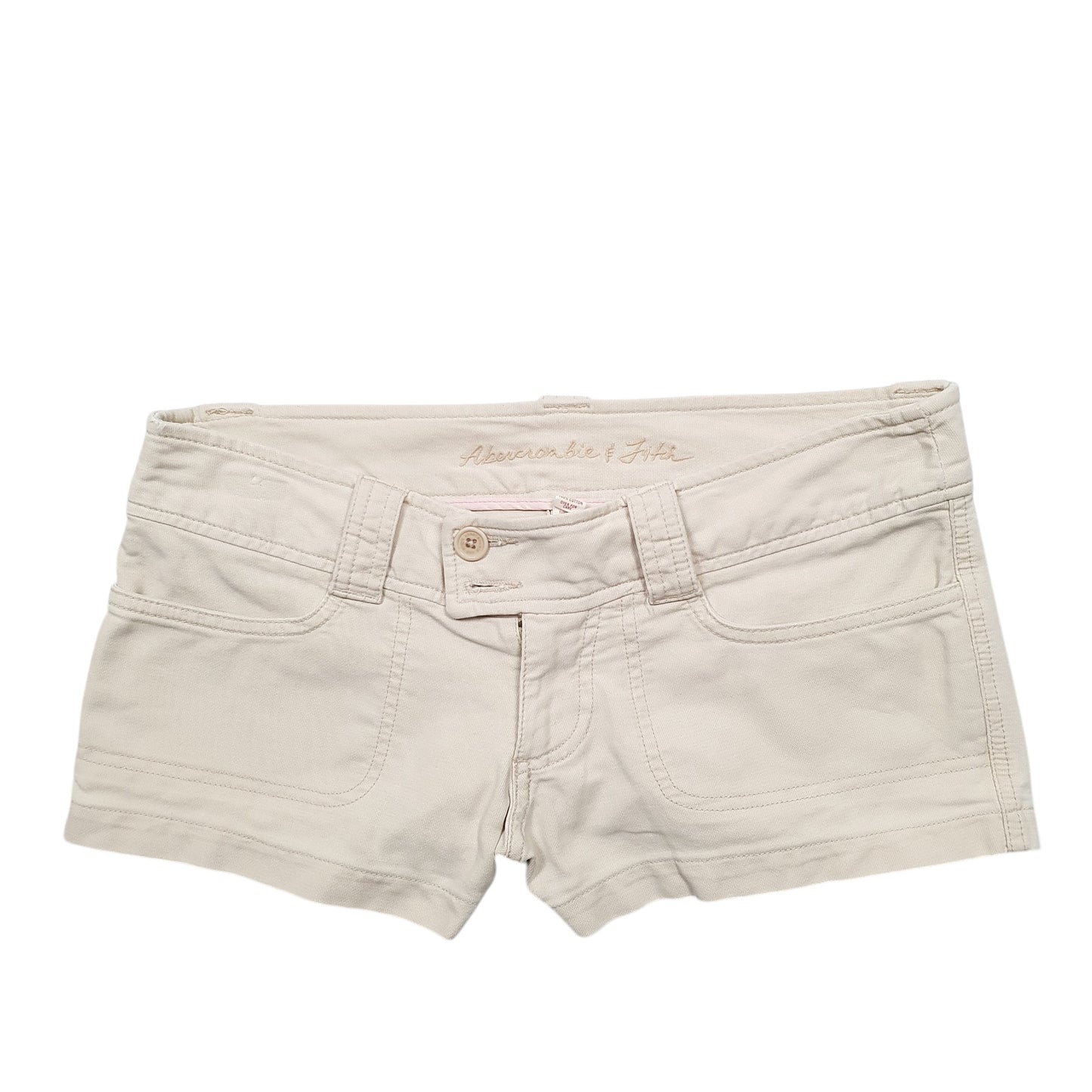 Womens Beige Abercrombie & Fitch  Denim Shorts