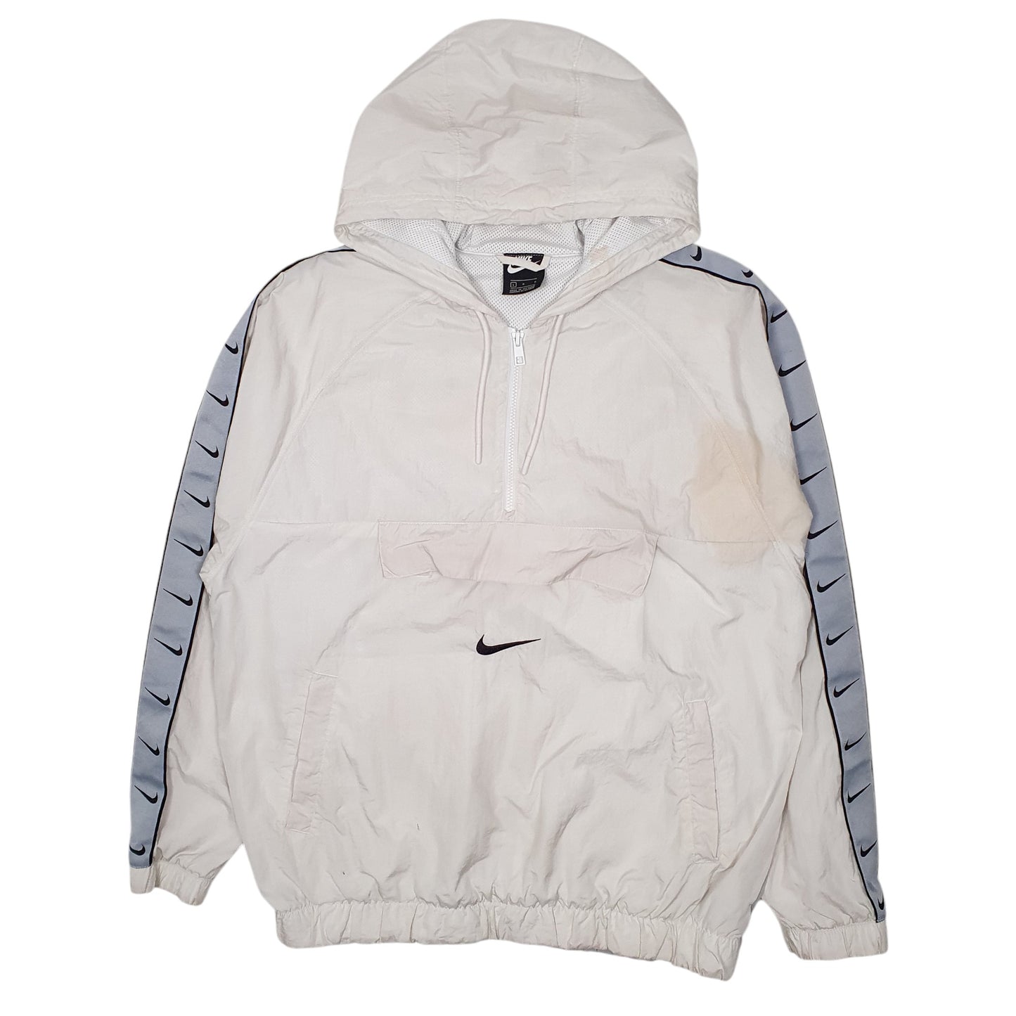Mens White Nike Hoodie  Coat