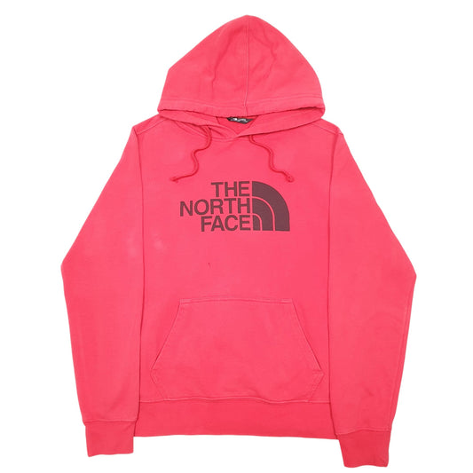 Mens Red The North Face Spellout Hoodie Jumper