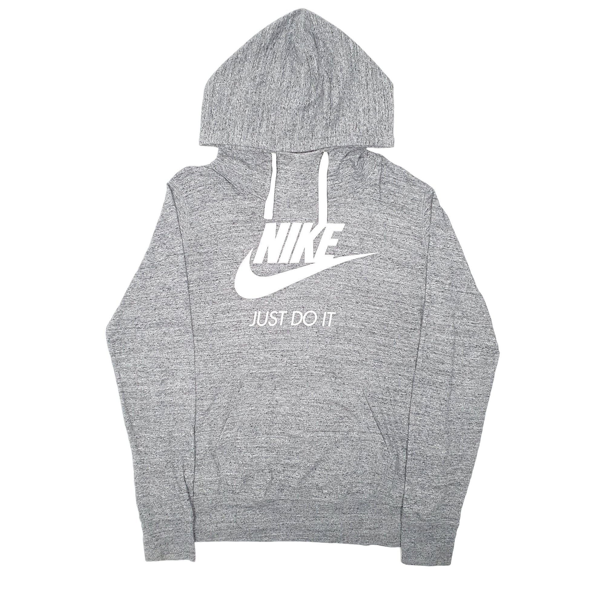 Womens Grey Nike Lightweight Active Workout Running Hoodie Jumper