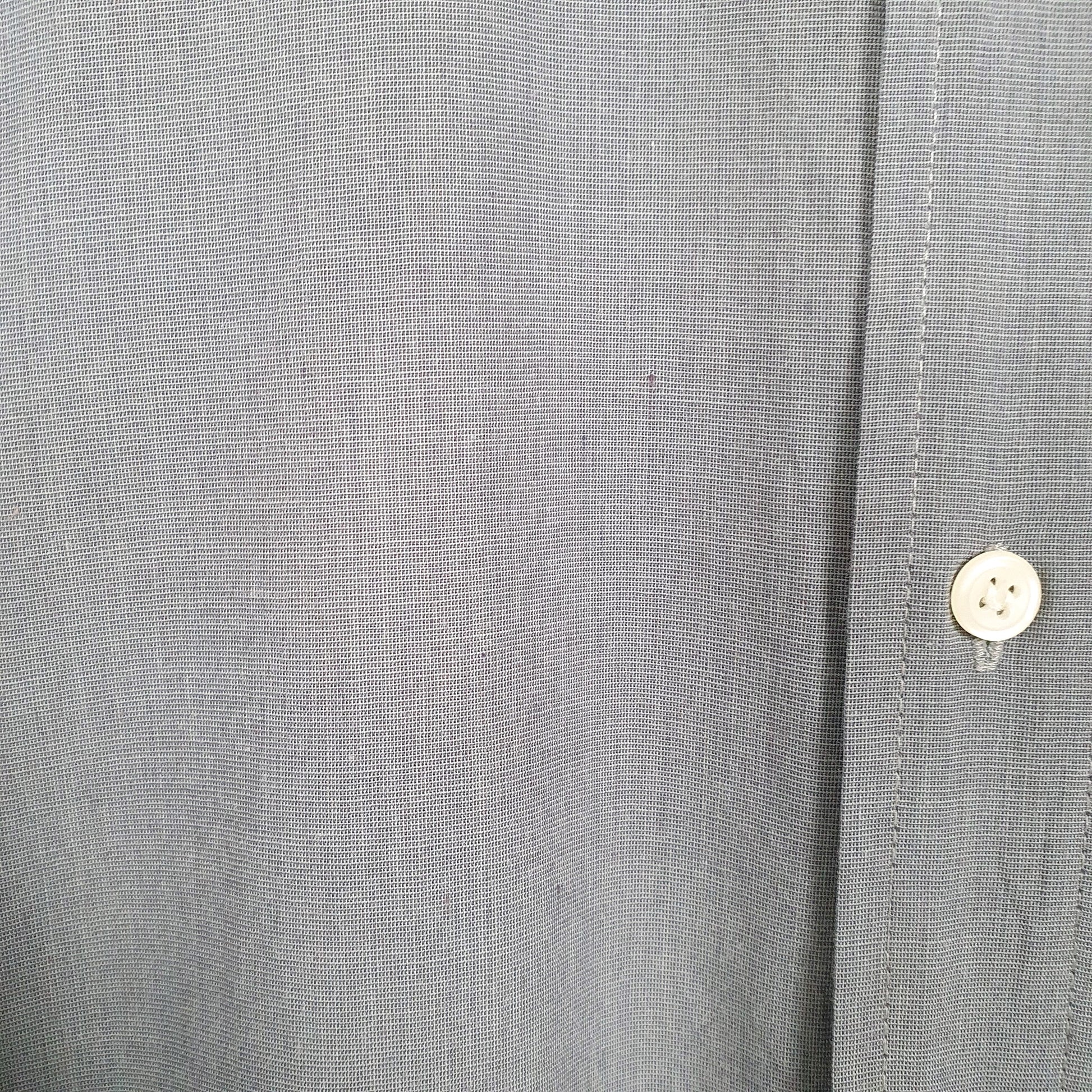 Mens Grey Polo Sur Sport Long Sleeve Shirt