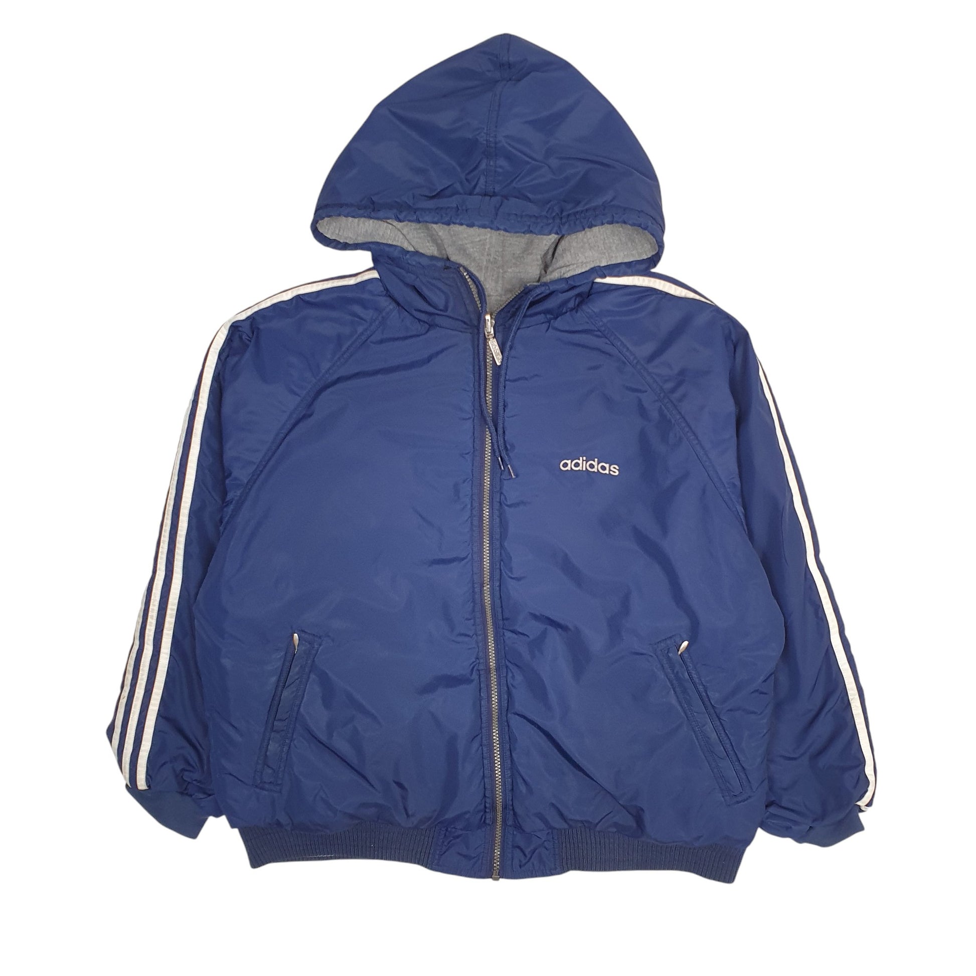Mens Navy Adidas Reversible Vintage 90s Originals  Coat