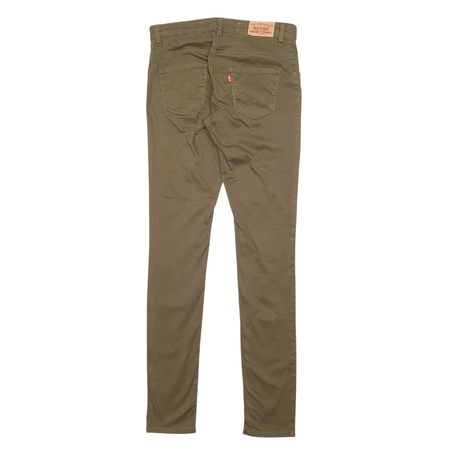 Womens Khaki Levis Stretch Fit Chino Trousers