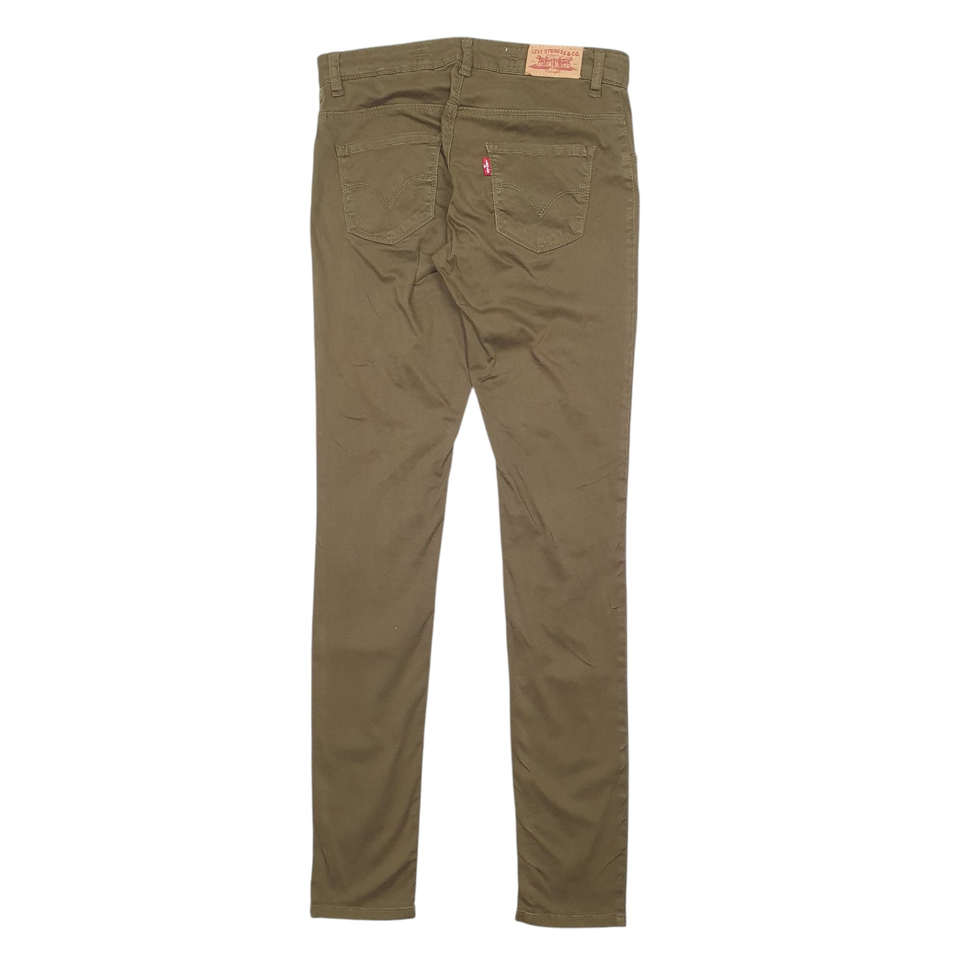 Womens Khaki Levis Stretch Fit Chino Trousers