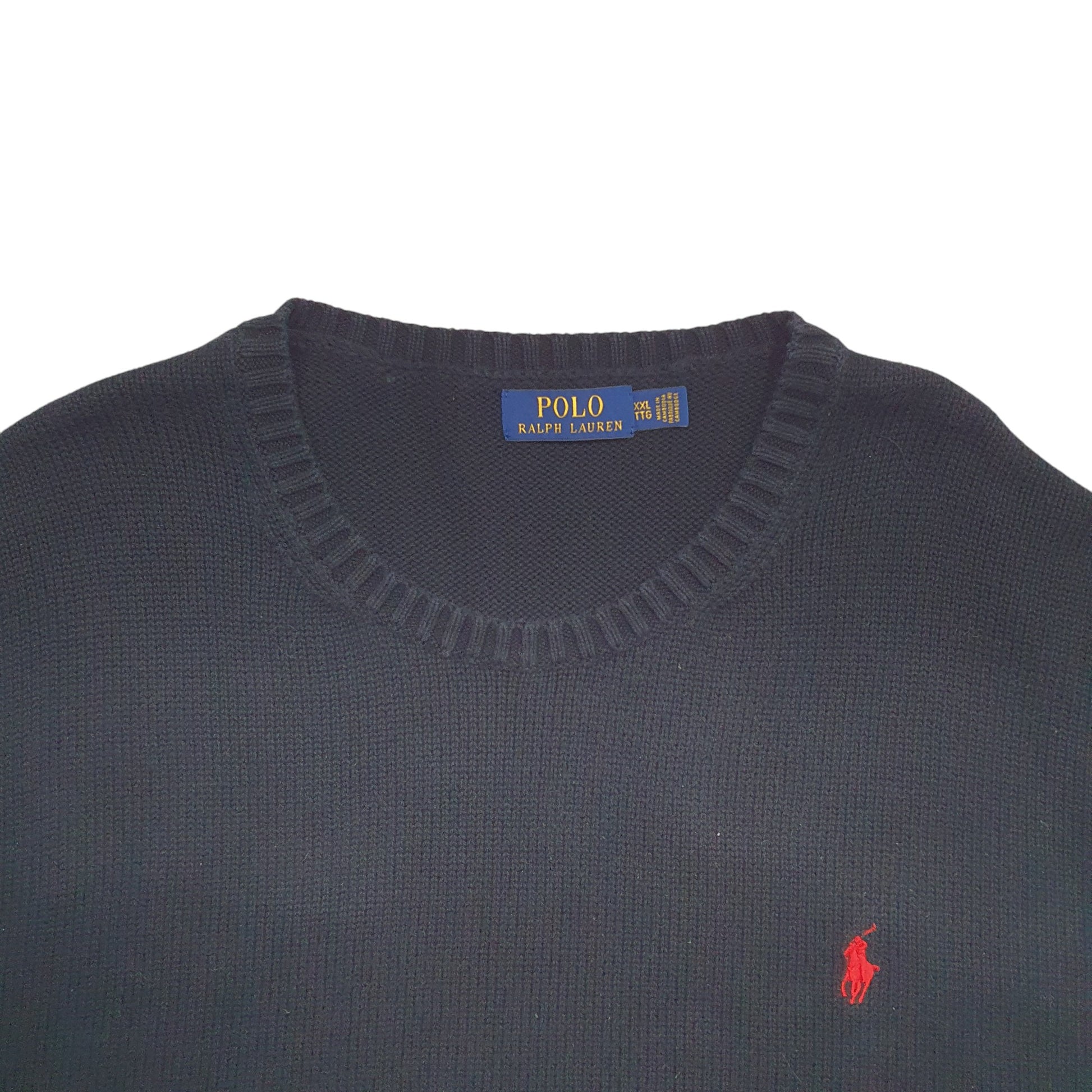 Mens Black Ralph Lauren  Crewneck Jumper