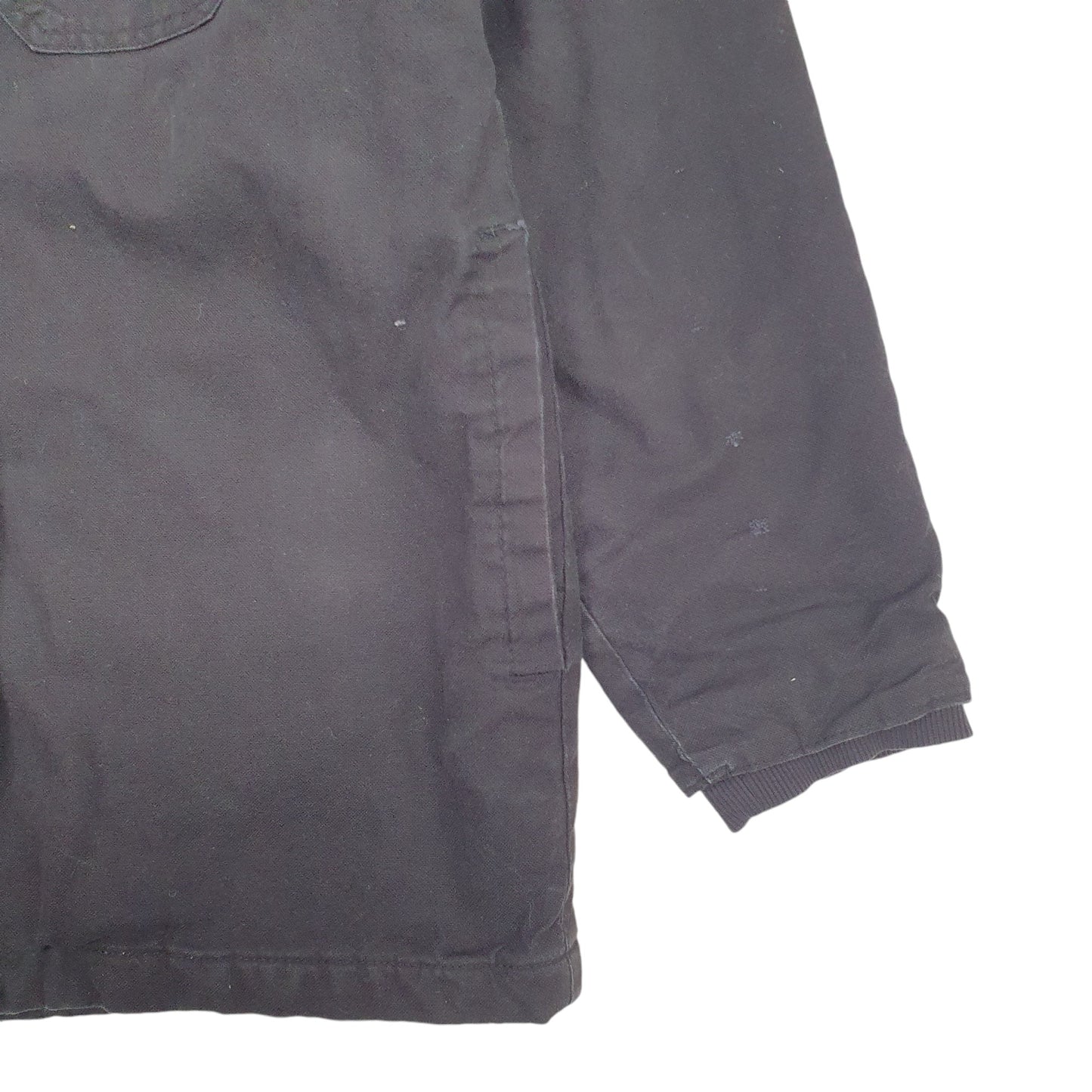 Mens Black Dickies Shacket Overshirt Hooded  Coat