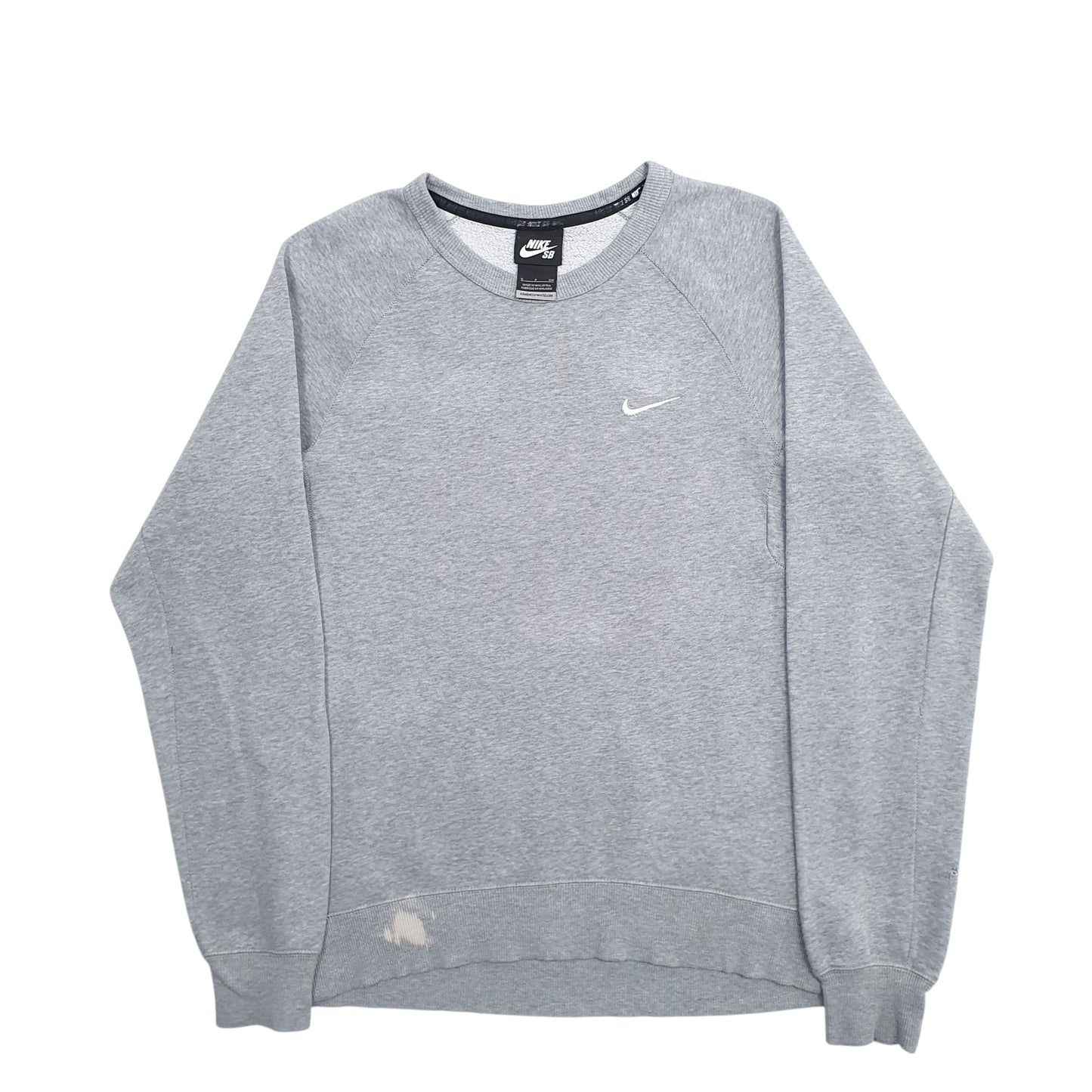 Mens Grey Nike  Crewneck Jumper