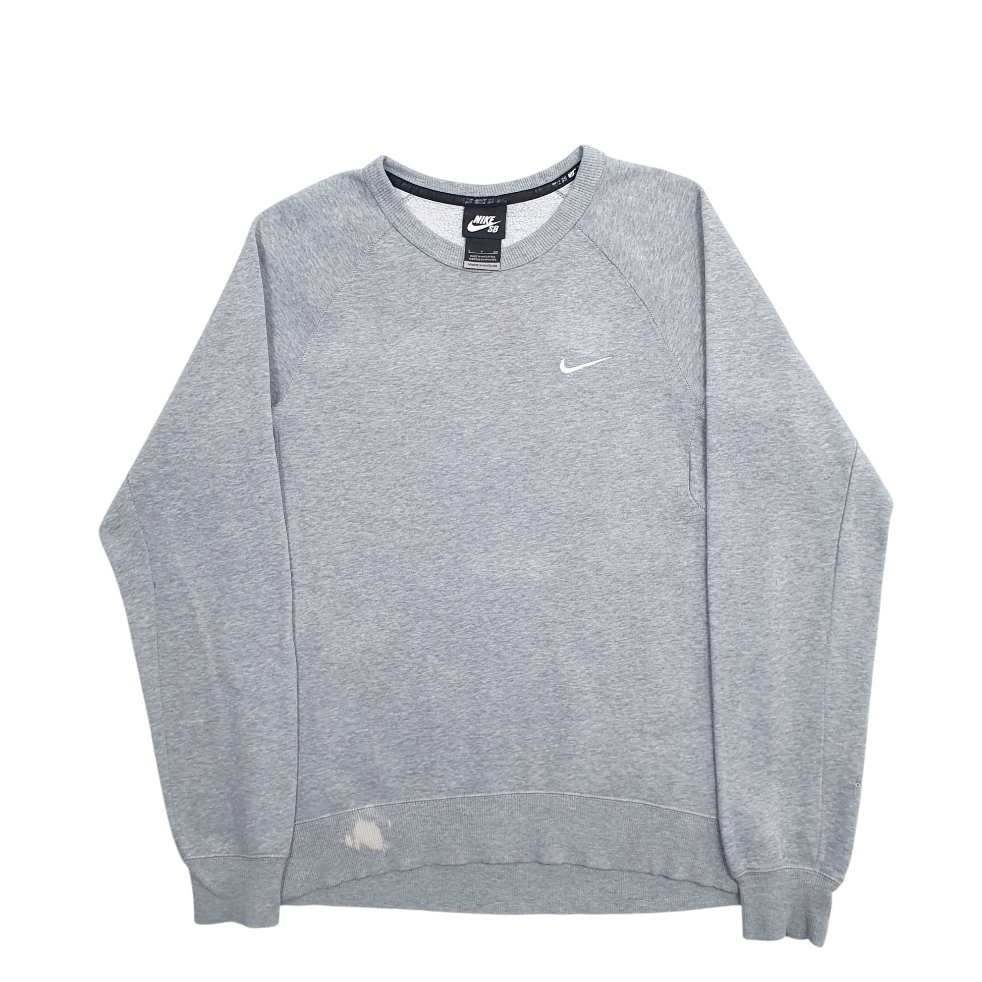 Mens Grey Nike  Crewneck Jumper