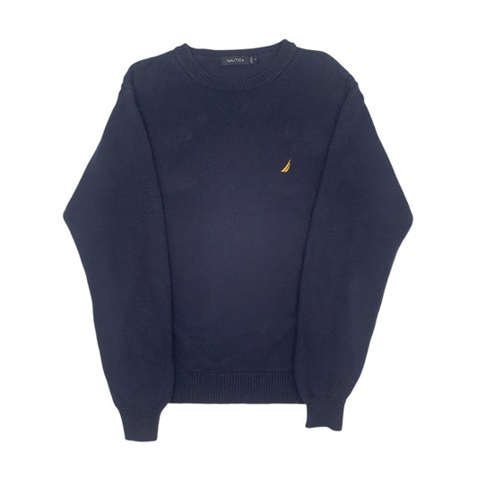 Mens Navy Nautica Knitwear Crewneck Jumper