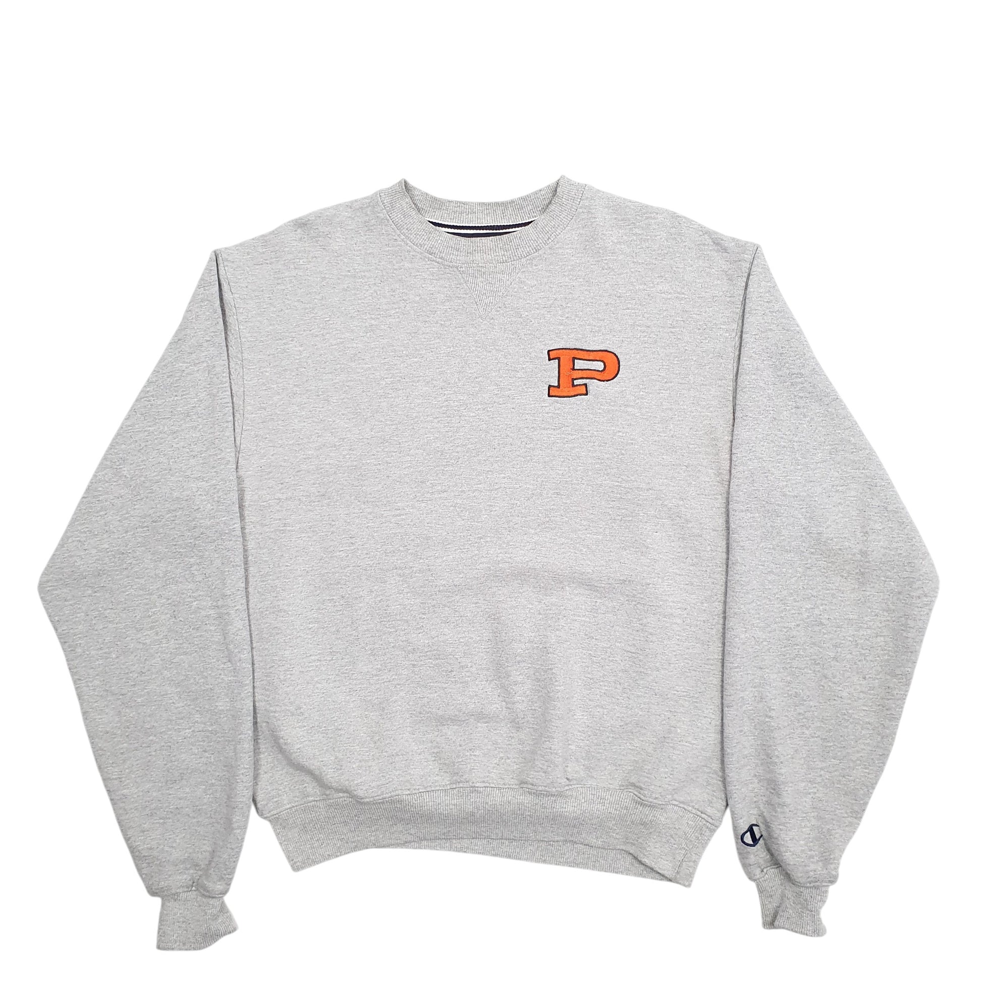 Mens Grey Champion  Crewneck Jumper