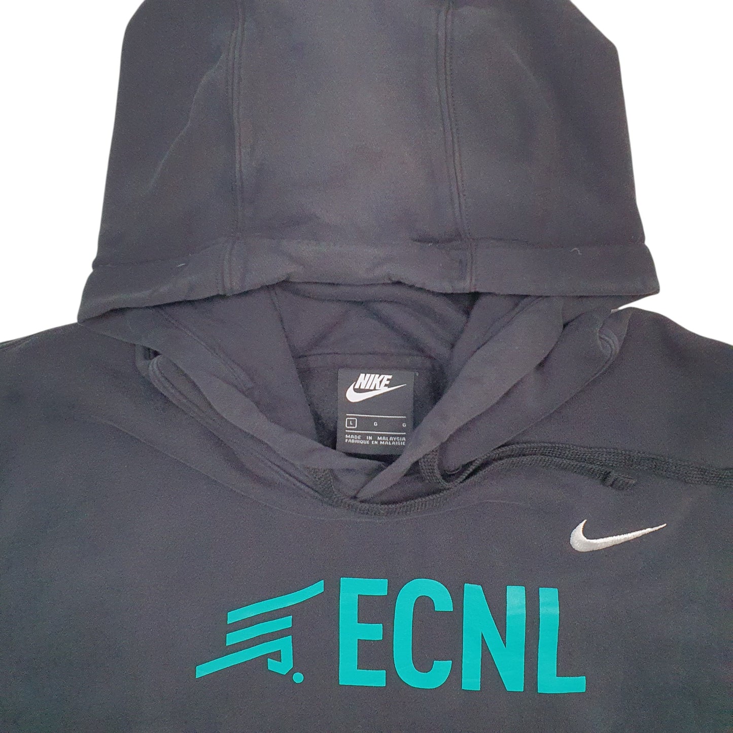 Mens Black Nike ECNL Sport Hoodie Jumper