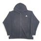 Mens Black Adidas  Full Zip Jumper