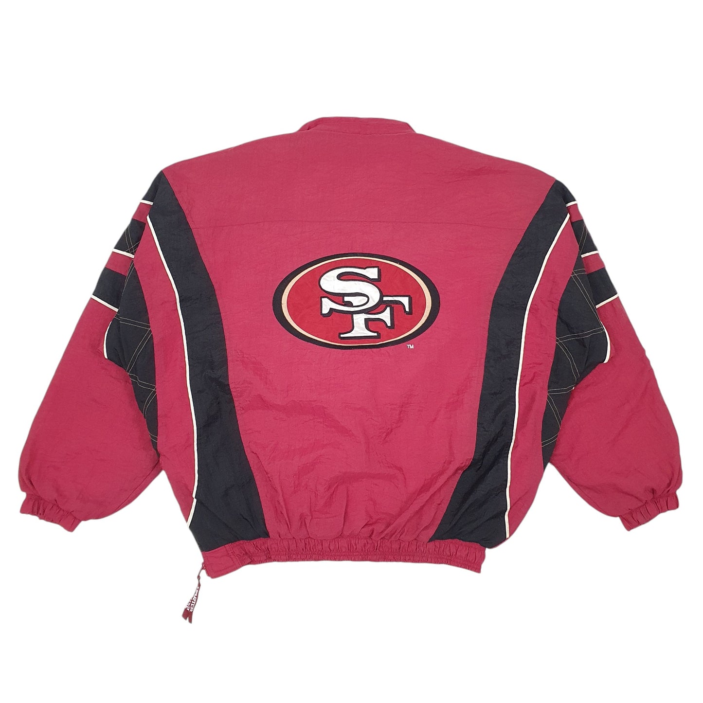 Mens Burgundy Starter Pro Line NFL 49ers Pullover  Coat