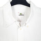 Mens White Lacoste Oxford Long Sleeve Shirt